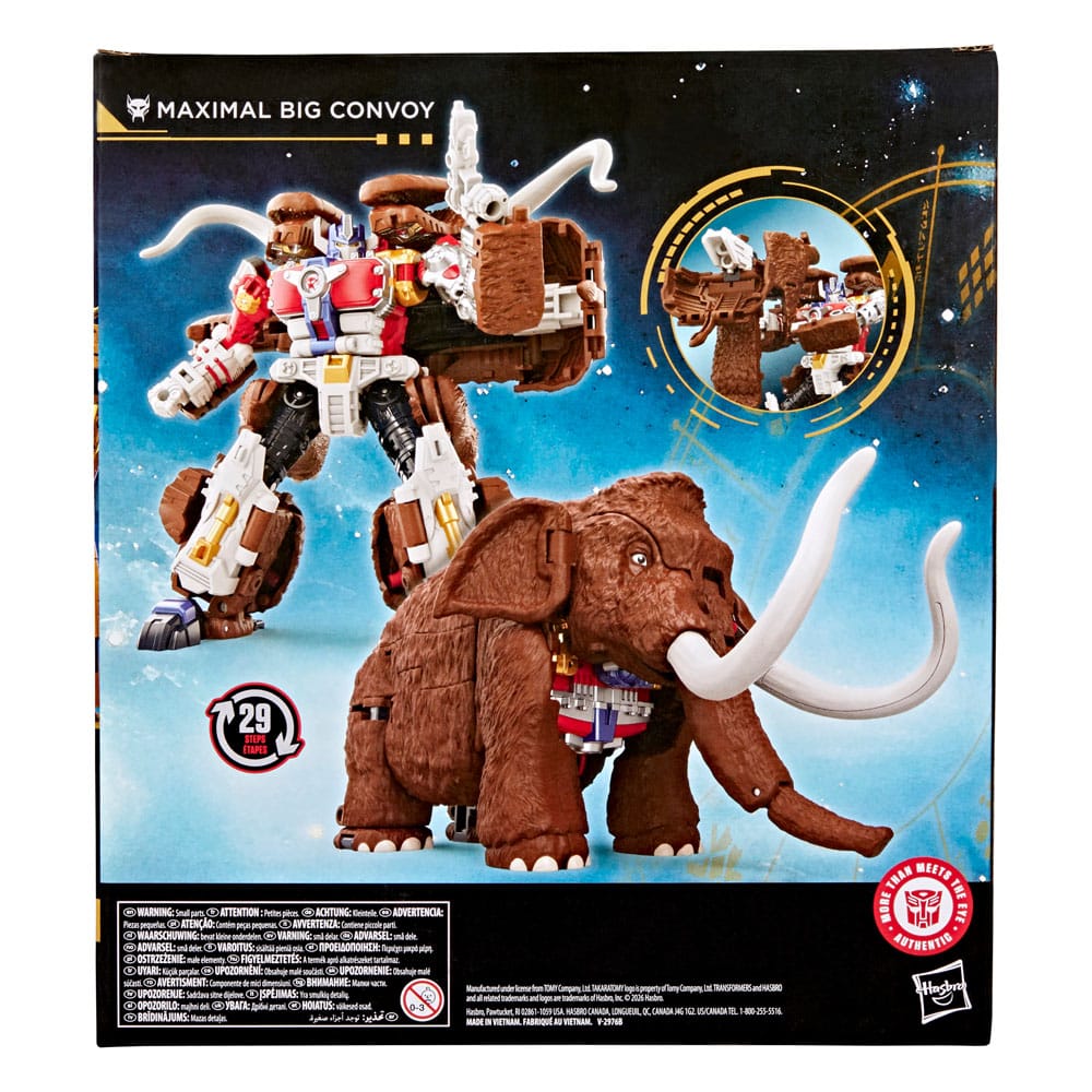 🧪 LAB | SU ORDINAZIONE Transformers Age of the Primes Leader Class Action Figure Maximal Big Convoy 19 cm