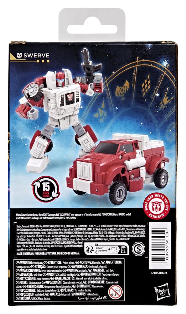 🧪 LAB | SU ORDINAZIONE Transformers Age of the Primes Deluxe Class Action Figure Swerve 11 cm