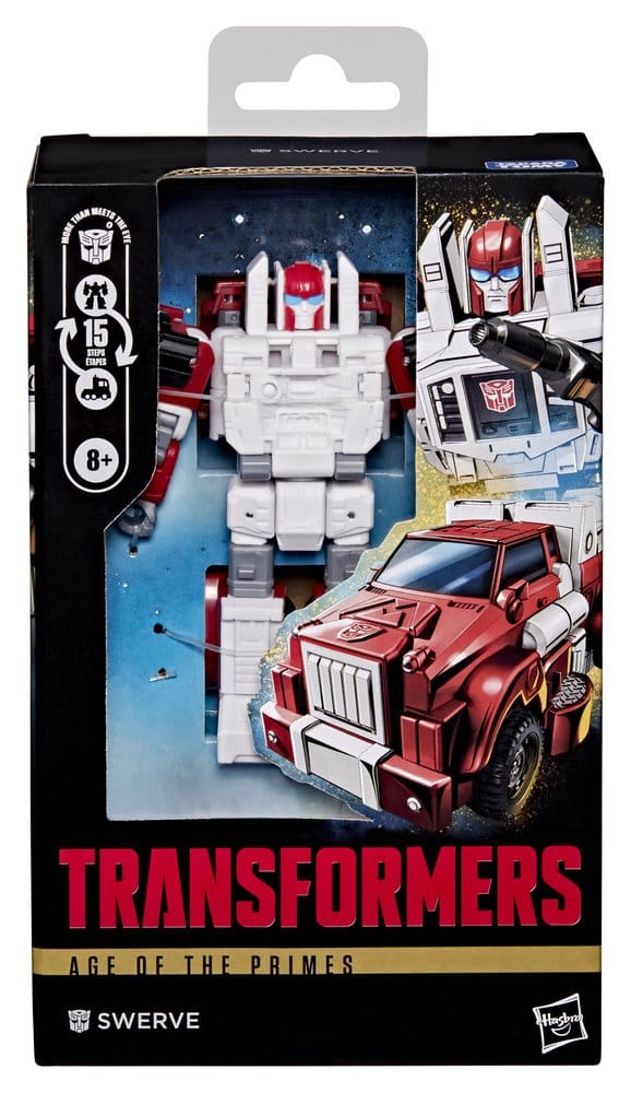 🧪 LAB | SU ORDINAZIONE Transformers Age of the Primes Deluxe Class Action Figure Swerve 11 cm