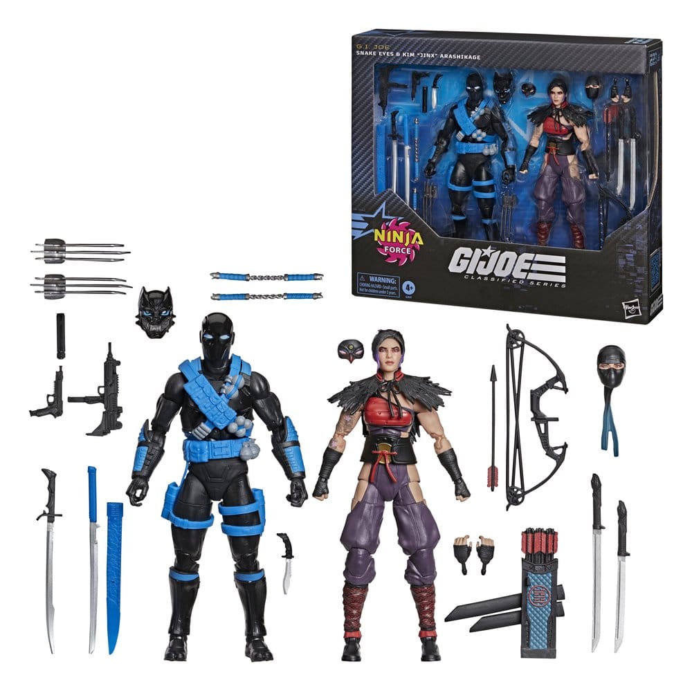 🧪 LAB | PREORDINE+ 12/2026 G.I. Joe Classified Series Action Figure 2-Pack Snake Eyes & Kim "Jinx" Arashikage 15 cm