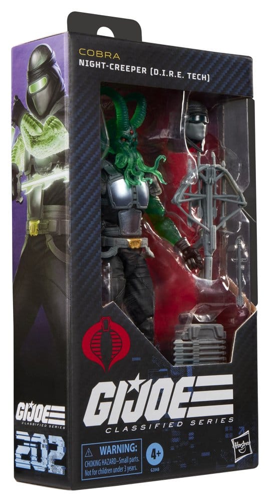 🧪 LAB | SU ORDINAZIONE G.I. Joe Classified Series Action Figure #202 Night-Creeper (D.I.R.E. Tech) 15 cm