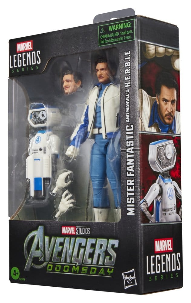 🧪 LAB | PREORDINE+ 12/2026 Avengers: Doomsday Marvel Legends Action Figure 2-Pack Mister Fantastic & Marvel's H.E.R.B.I.E. 15 cm