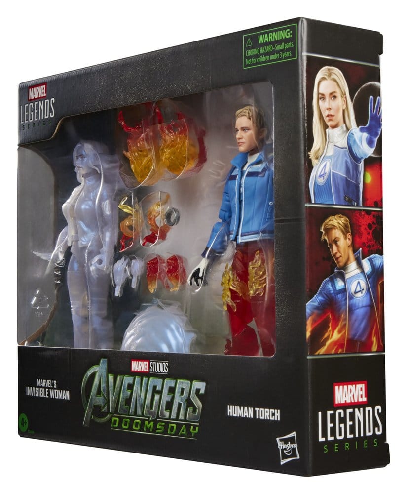 🧪 LAB | PREORDINE+ 12/2026 Avengers: Doomsday Marvel Legends Action Figure 2-Pack Marvel's Invisible Woman & Human Torch 15 cm