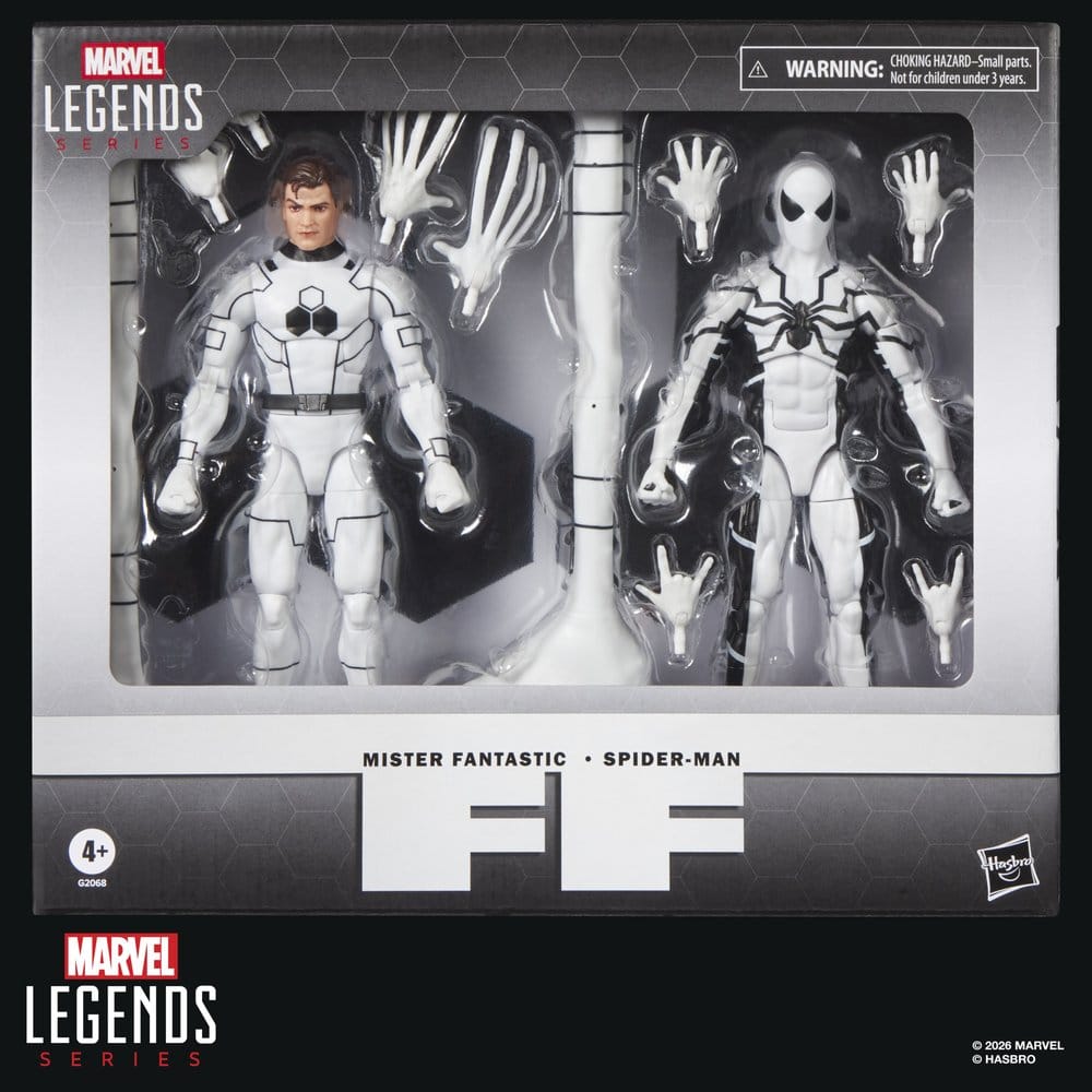 🧪 LAB | SU ORDINAZIONE Future Foundation Marvel Legends Action Figure 2-Pack Mister Fantastic & Spider-Man 15 cm