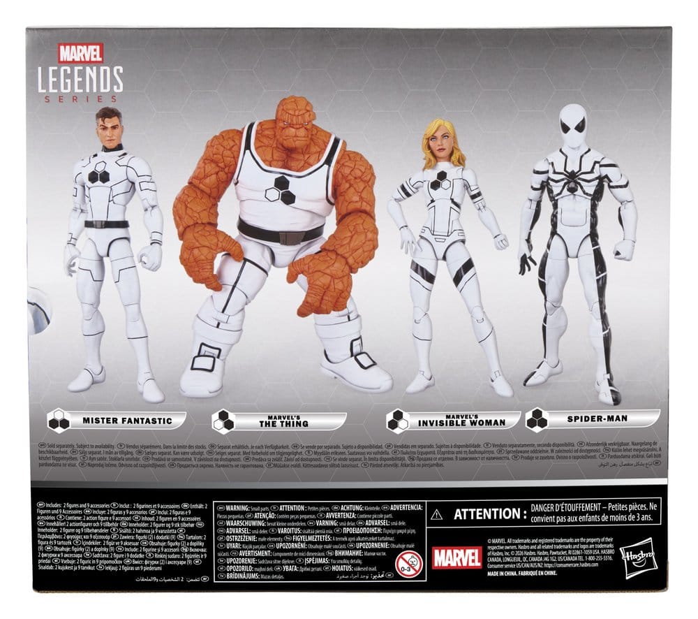 🧪 LAB | SU ORDINAZIONE Future Foundation Marvel Legends Action Figure 2-Pack The Thing & Invisible Woman 15 cm