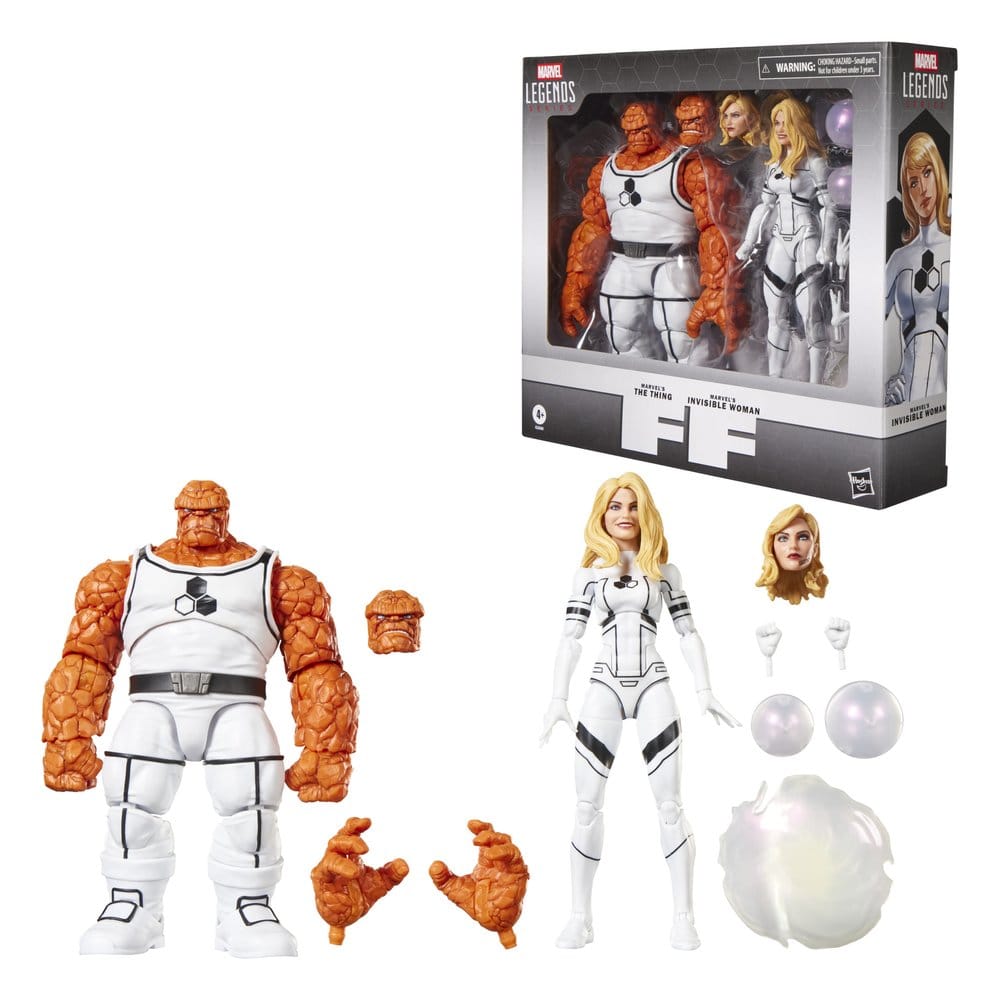 🧪 LAB | SU ORDINAZIONE Future Foundation Marvel Legends Action Figure 2-Pack The Thing & Invisible Woman 15 cm