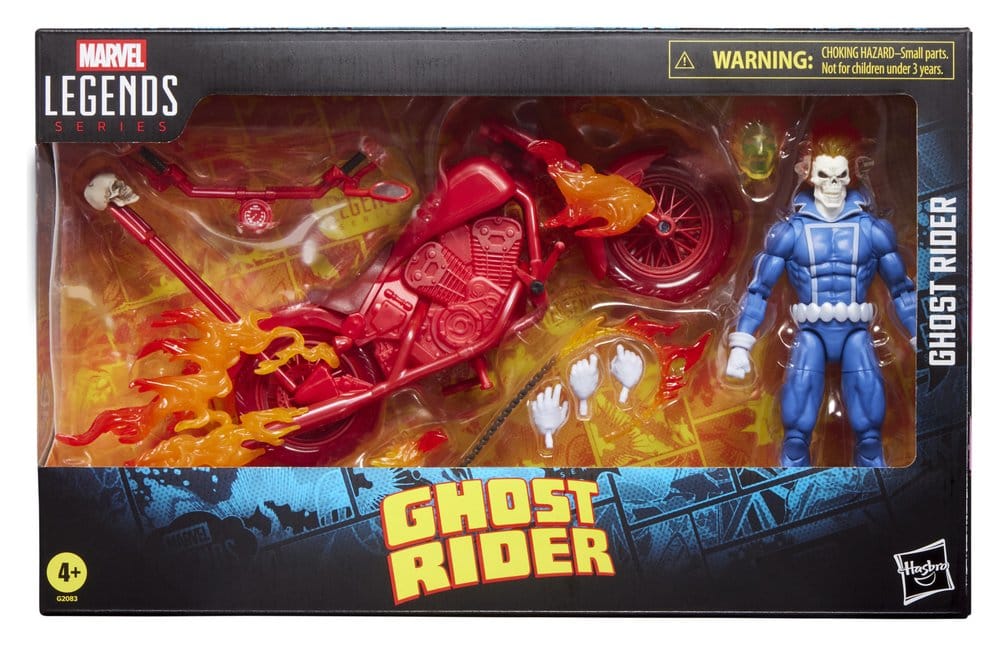 🧪 LAB | PREORDINE+ 12/2026 Ghost Rider Marvel Legends Action Figure  Johnny Blaze with Motorcycle 15 cm