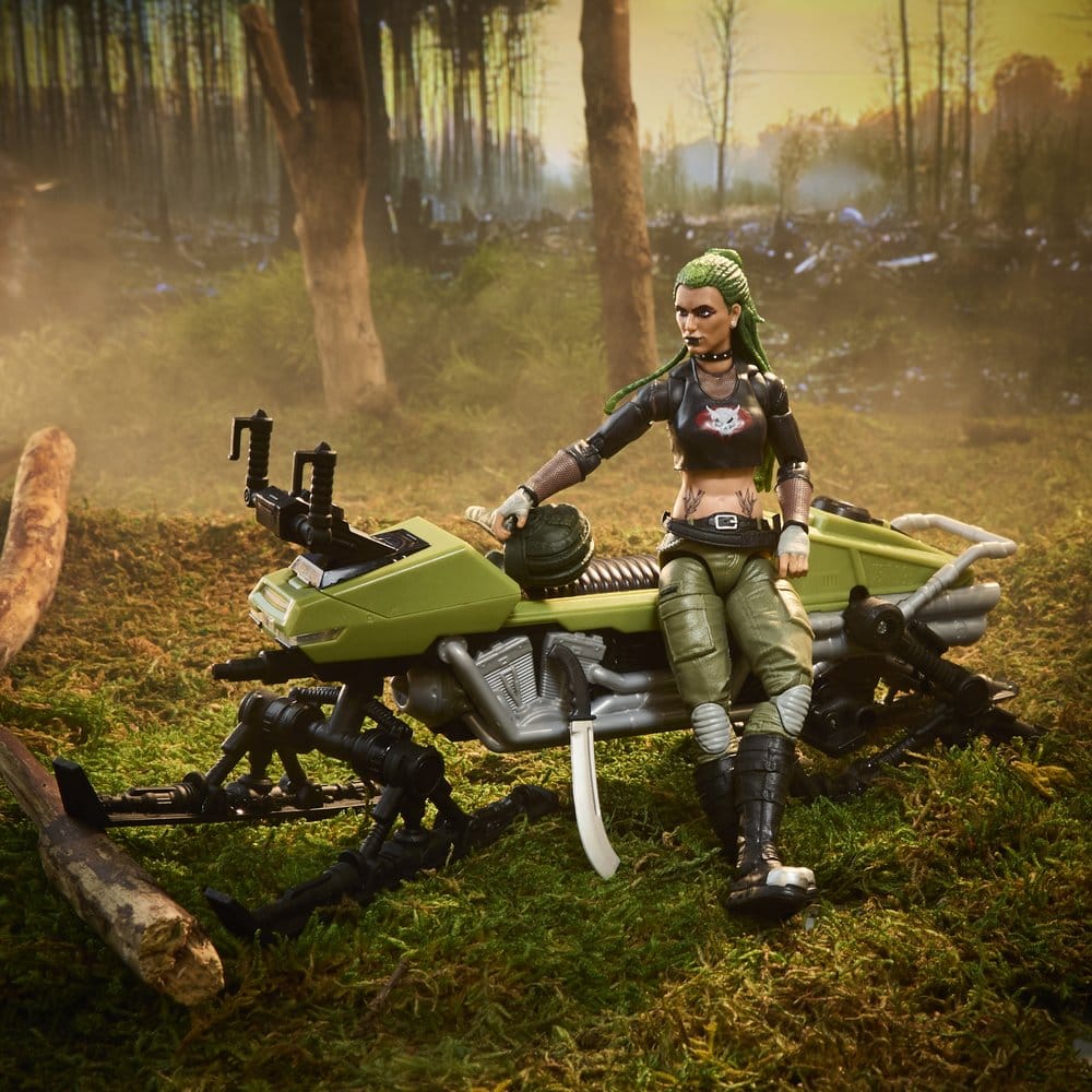 🧪 LAB | SU ORDINAZIONE G.I. Joe Classified Series Action Figure and Vehicle Set #194 Zanya and Dreadnok Chameleon (Swamp Skier) 15 cm