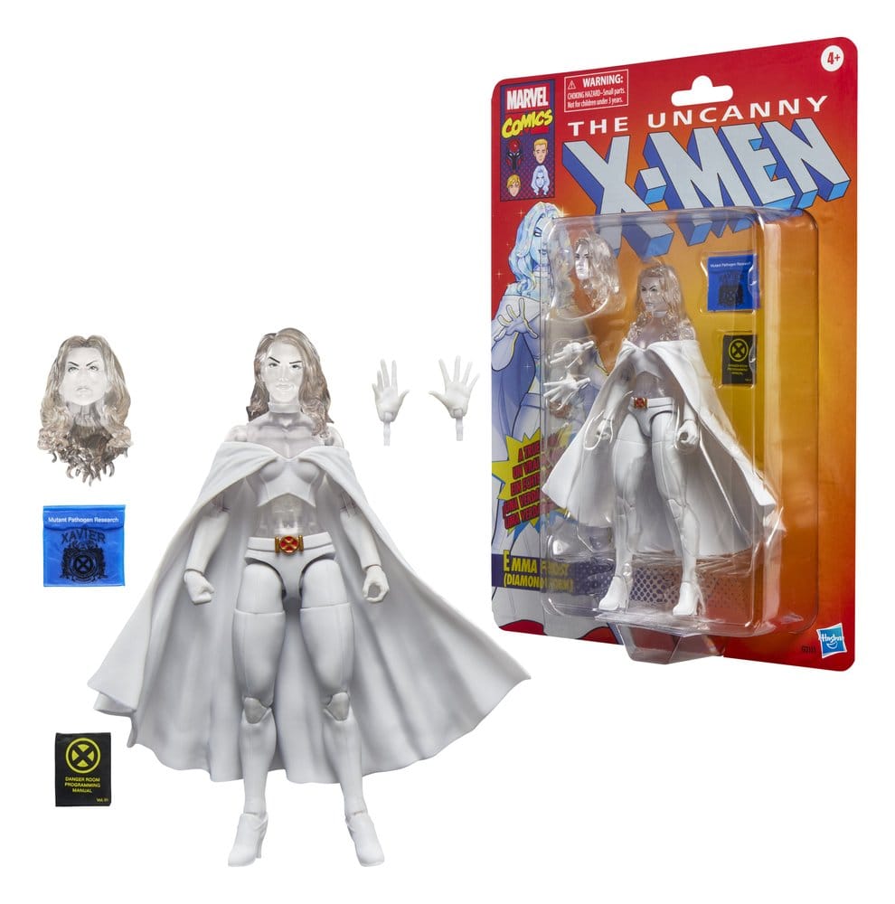 🧪 LAB | SU ORDINAZIONE The Uncanny X-Men Marvel Legends Action Figure Emma Frost (Diamond Form) 15 cm