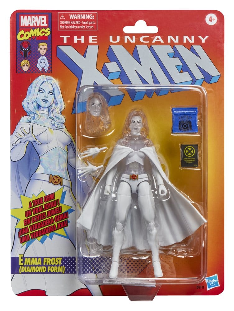🧪 LAB | SU ORDINAZIONE The Uncanny X-Men Marvel Legends Action Figure Emma Frost (Diamond Form) 15 cm