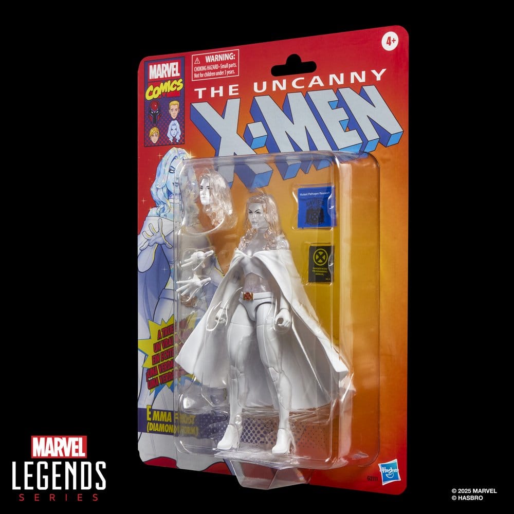 🧪 LAB | SU ORDINAZIONE The Uncanny X-Men Marvel Legends Action Figure Emma Frost (Diamond Form) 15 cm