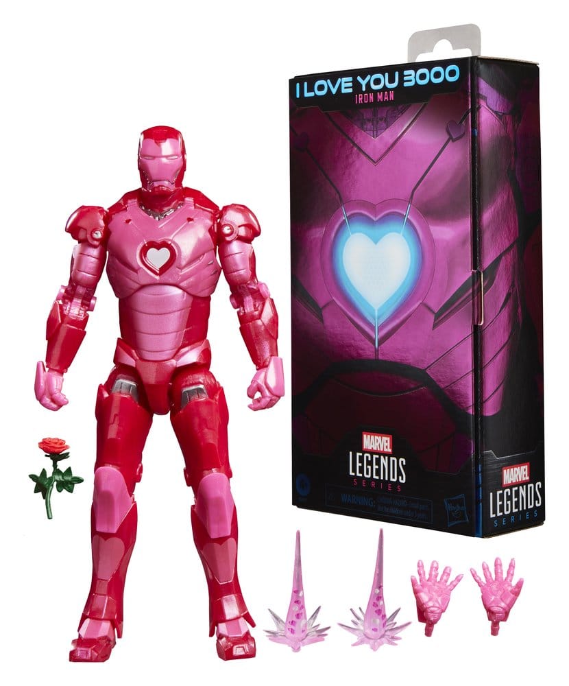 🧪 LAB | SU ORDINAZIONE Marvel Legends Action Figure I Love You 3000 Iron Man 15 cm