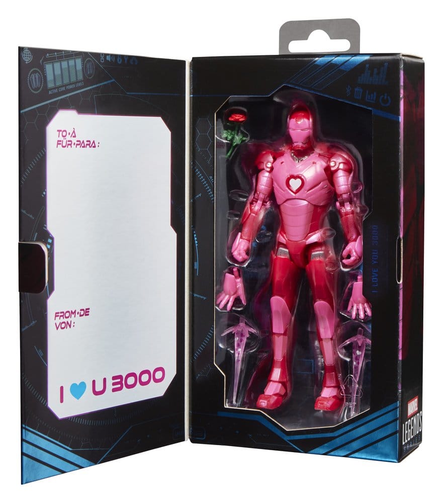 🧪 LAB | SU ORDINAZIONE Marvel Legends Action Figure I Love You 3000 Iron Man 15 cm