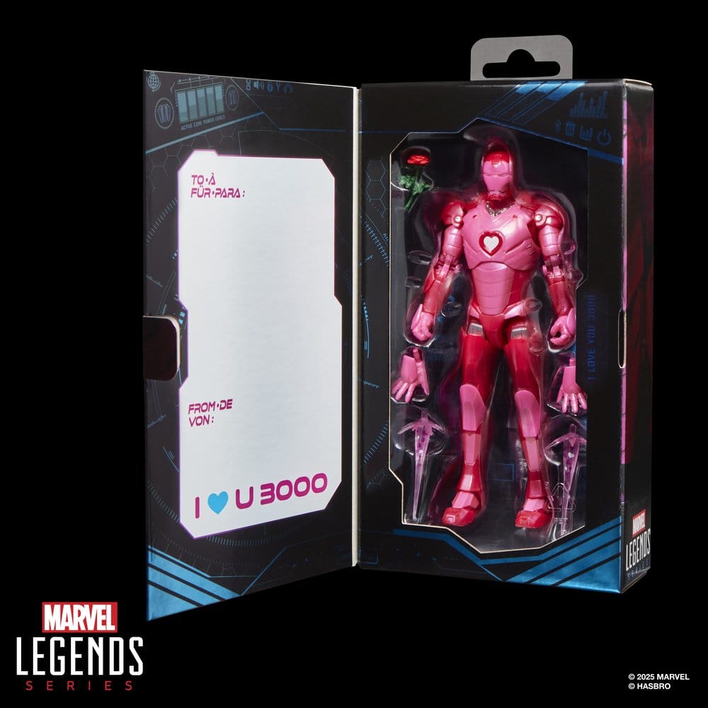 🧪 LAB | SU ORDINAZIONE Marvel Legends Action Figure I Love You 3000 Iron Man 15 cm