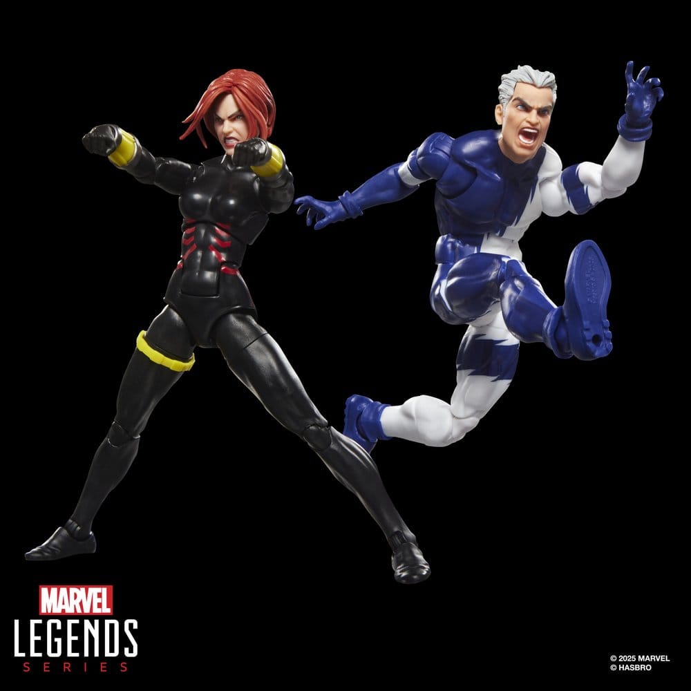🧪 LAB | SU ORDINAZIONE Avengers Marvel Legends Action Figure 2-Pack Black Widow & Quicksilver 15 cm