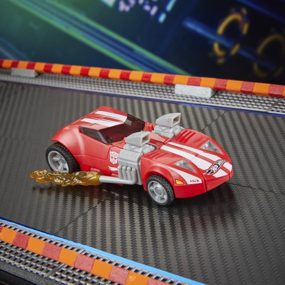 🧪 LAB | SU ORDINAZIONE Transformers Collaborative Hot Wheels x Transformers Deluxe Class Action Figure Twin Mill 13 cm
