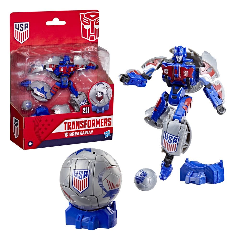 🧪 LAB | SU ORDINAZIONE Transformers x US Soccer Federation Action Figure Breakaway 14 cm