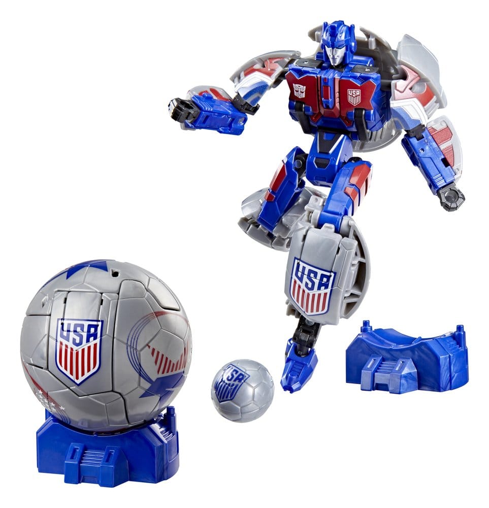 🧪 LAB | SU ORDINAZIONE Transformers x US Soccer Federation Action Figure Breakaway 14 cm