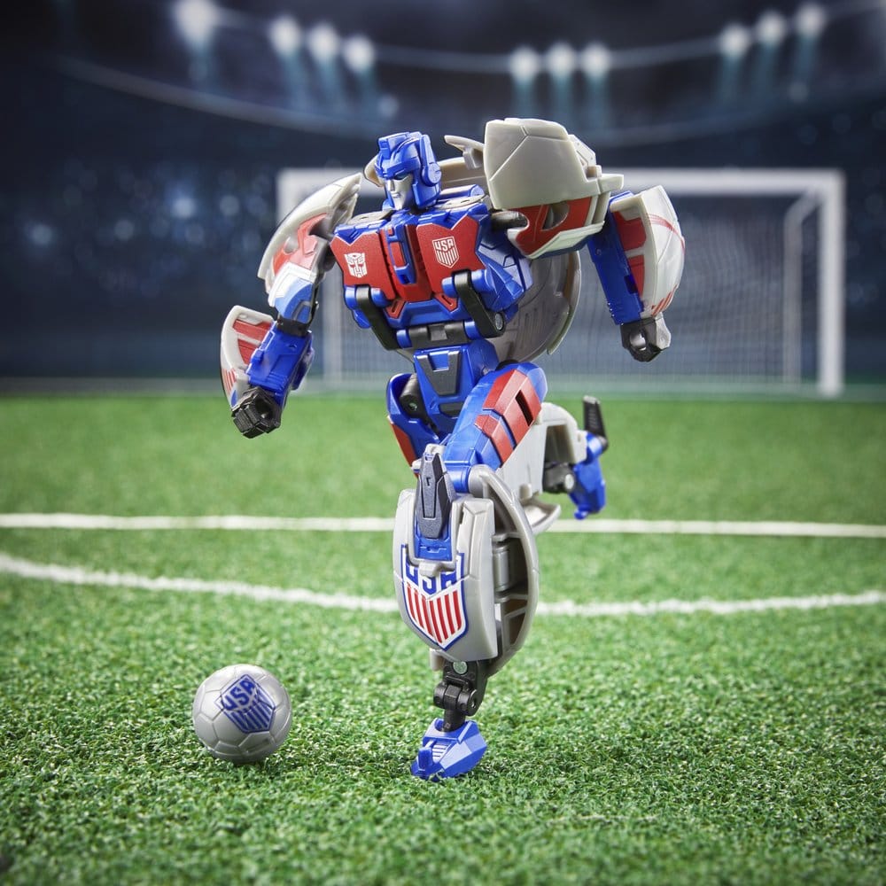 🧪 LAB | SU ORDINAZIONE Transformers x US Soccer Federation Action Figure Breakaway 14 cm