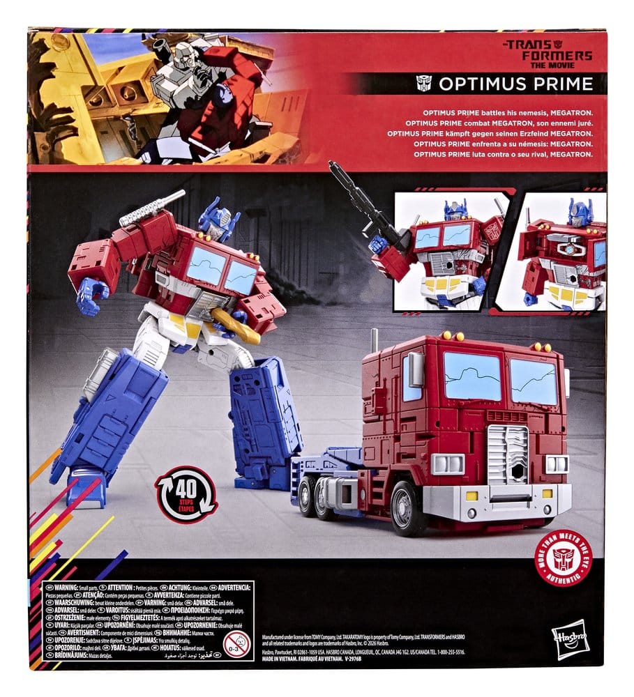 🧪 LAB | SU ORDINAZIONE The Transformers: The Movie Studio Series Leader Class Action Figure MTMTE Collection: Optimus Prime 18 cm