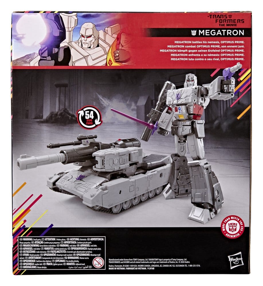 🧪 LAB | SU ORDINAZIONE The Transformers: The Movie Studio Series Leader Class Action Figure MTMTE Collection: Megatron 22 cm