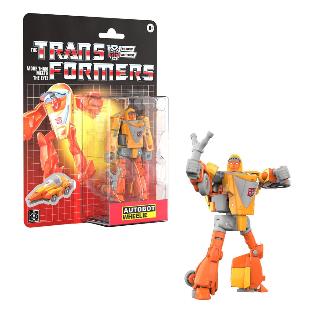 🧪 LAB | SU ORDINAZIONE The Transformers Retro G1 Action Figure Autobot Wheelie 11 cm