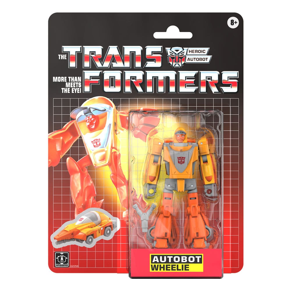 🧪 LAB | SU ORDINAZIONE The Transformers Retro G1 Action Figure Autobot Wheelie 11 cm