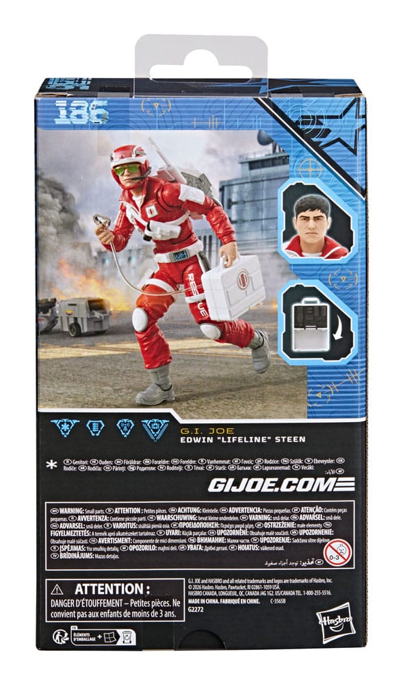 🧪 LAB | SU ORDINAZIONE G.I. Joe Classified Series Action Figure Edwin "Lifeline" Steen 15 cm