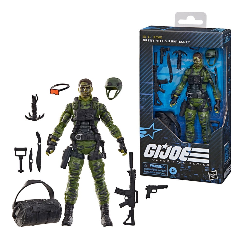 🧪 LAB | SU ORDINAZIONE G.I. Joe Classified Series Action Figure Brent "Hit & Run" Scott 15 cm