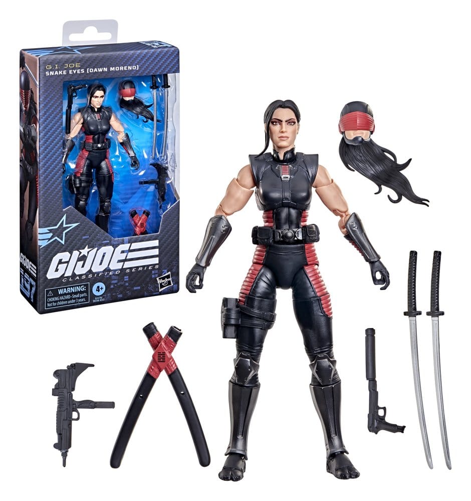 🧪 LAB | SU ORDINAZIONE G.I. Joe Classified Series Action Figure Snake Eyes (Dawn Moreno) 15 cm