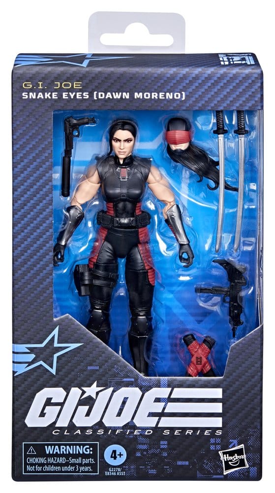 🧪 LAB | SU ORDINAZIONE G.I. Joe Classified Series Action Figure Snake Eyes (Dawn Moreno) 15 cm