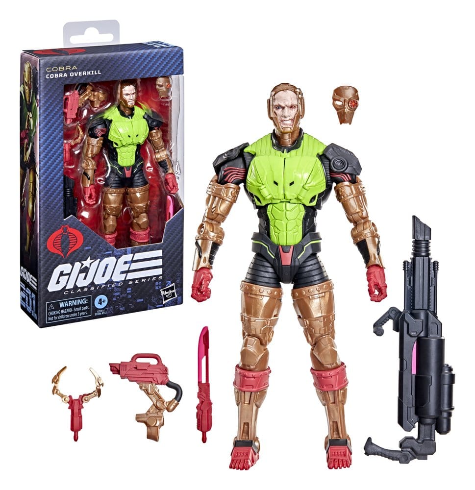🧪 LAB | SU ORDINAZIONE G.I. Joe Classified Series Action Figure #201 Cobra Overkill 15 cm
