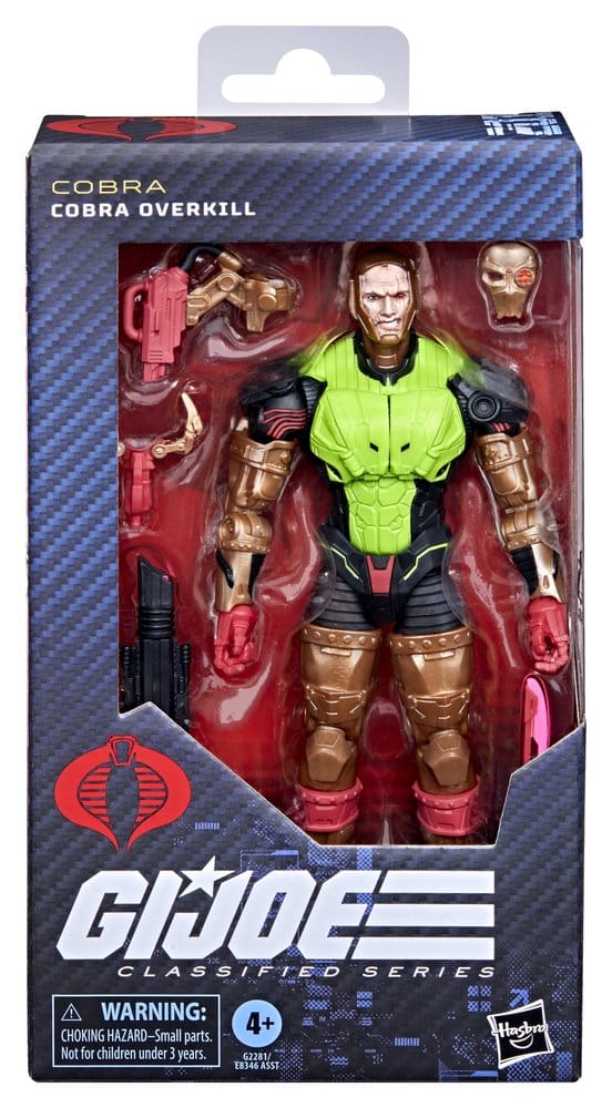 🧪 LAB | SU ORDINAZIONE G.I. Joe Classified Series Action Figure #201 Cobra Overkill 15 cm