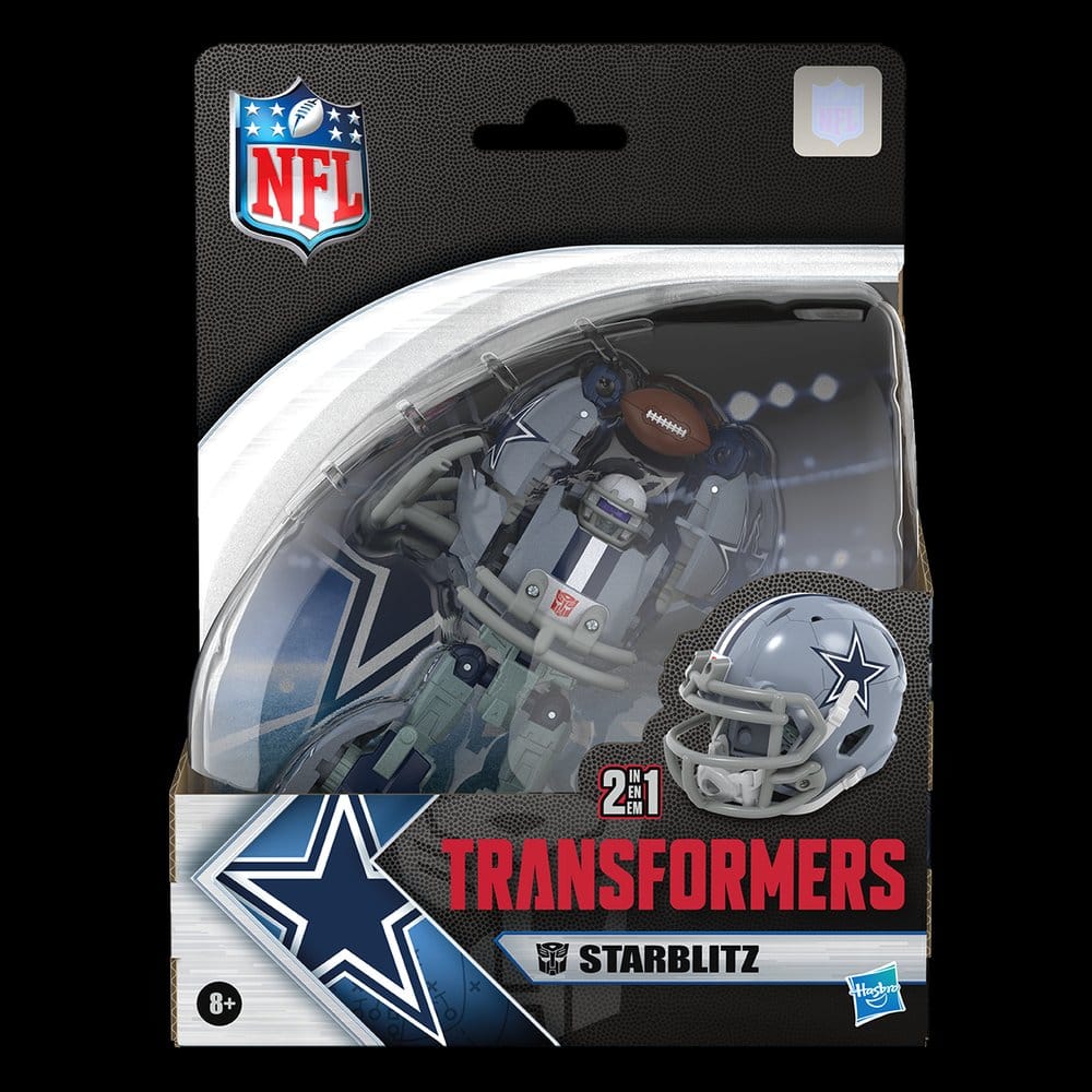 🧪 LAB | SU ORDINAZIONE Transformers x NFL Action Figure Dallas Cowboys: Starblitz 14 cm