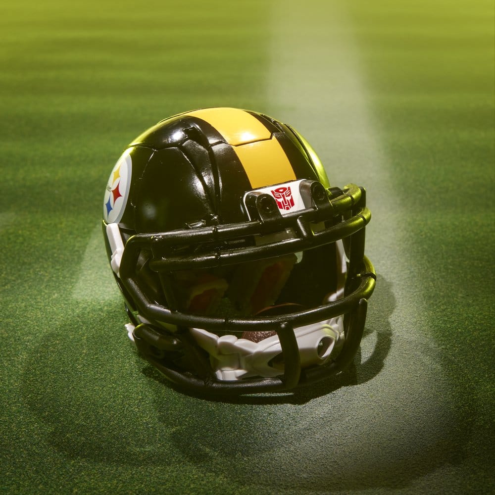 🧪 LAB | SU ORDINAZIONE Transformers x NFL Action Figure Pittsburgh Steelers: Steelsmash 14 cm