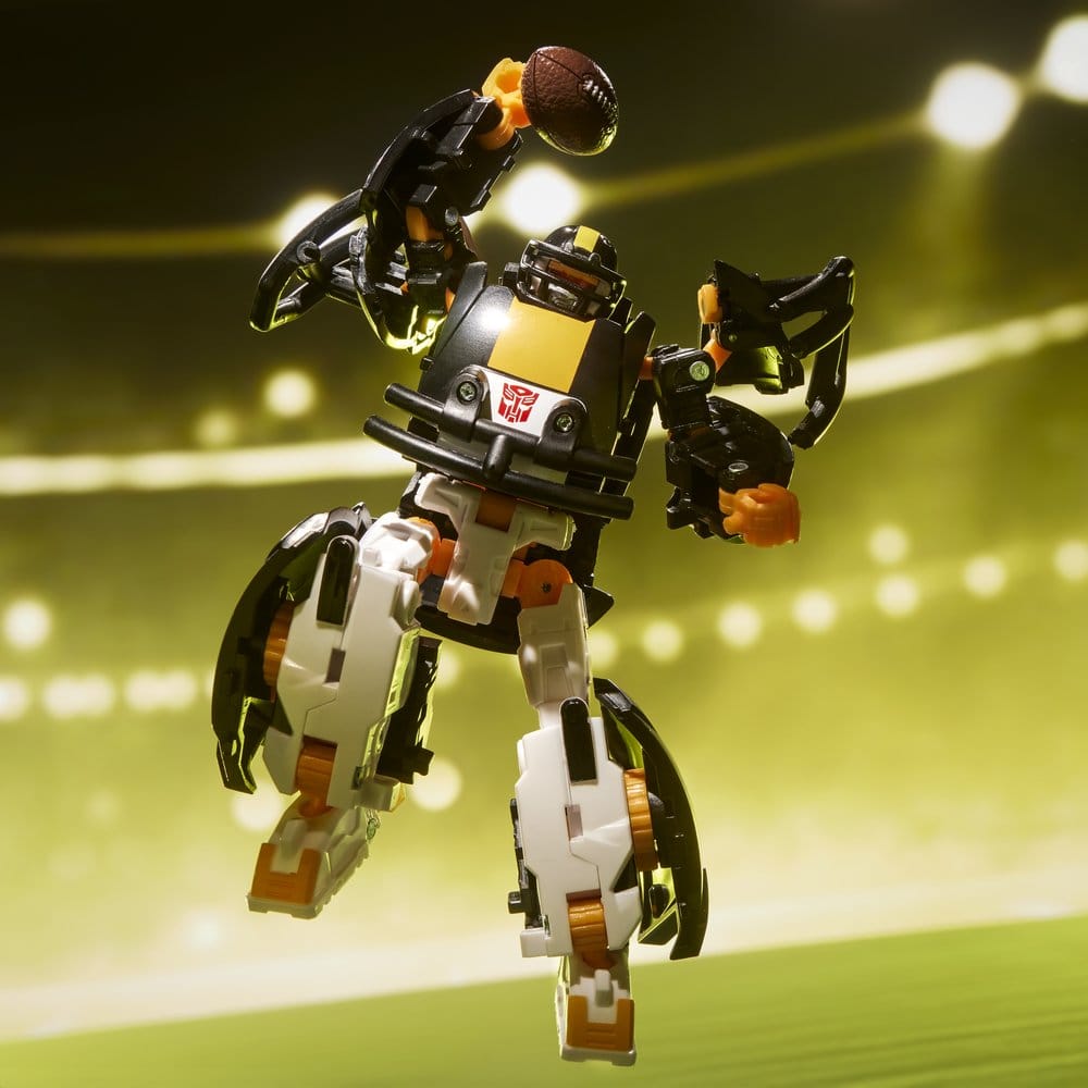 🧪 LAB | SU ORDINAZIONE Transformers x NFL Action Figure Pittsburgh Steelers: Steelsmash 14 cm