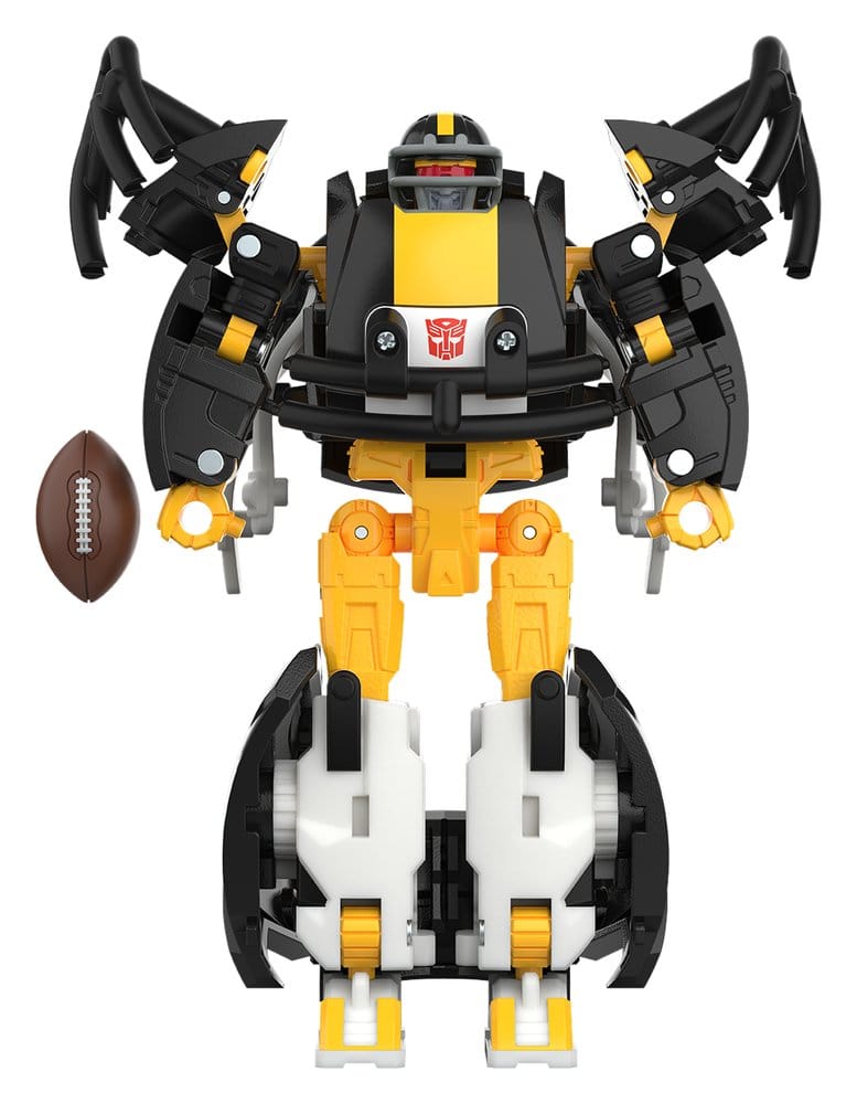 🧪 LAB | SU ORDINAZIONE Transformers x NFL Action Figure Pittsburgh Steelers: Steelsmash 14 cm