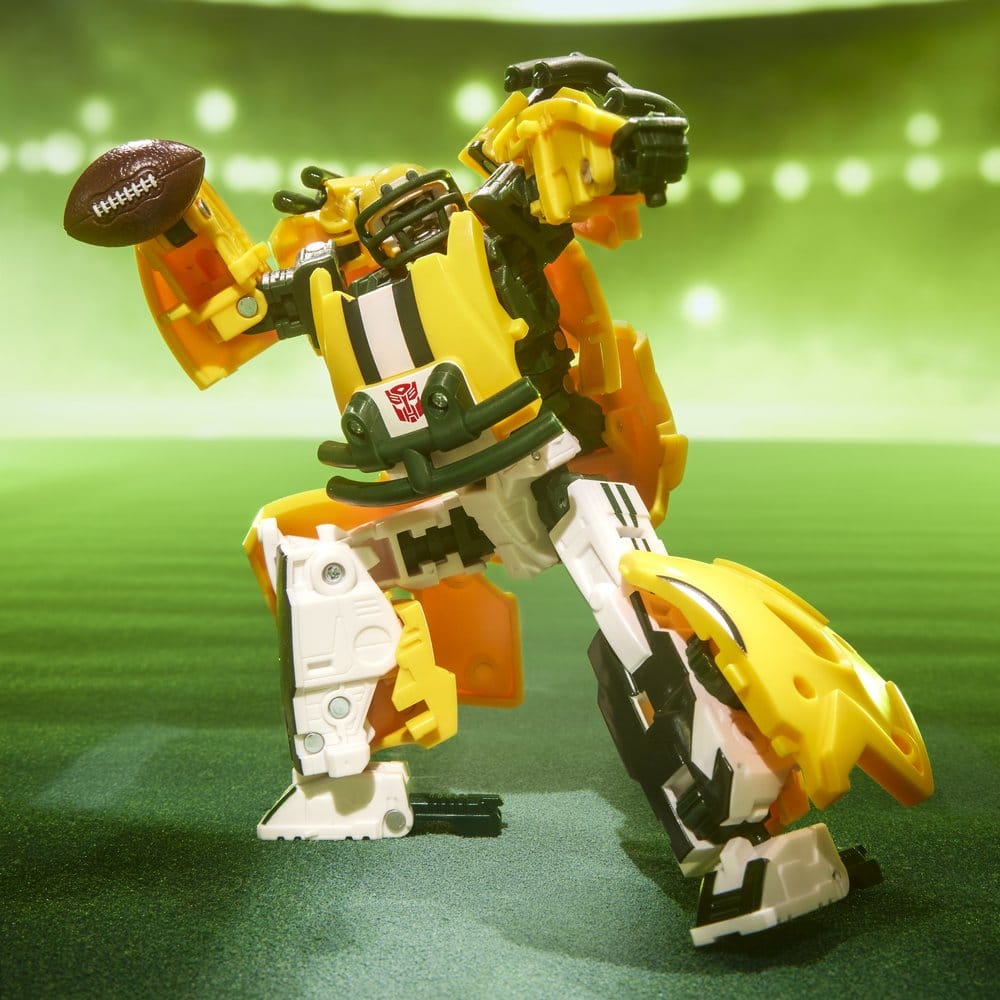 🧪 LAB | SU ORDINAZIONE Transformers x NFL Action Figure Green Bay Packers: Tundra Prime 14 cm