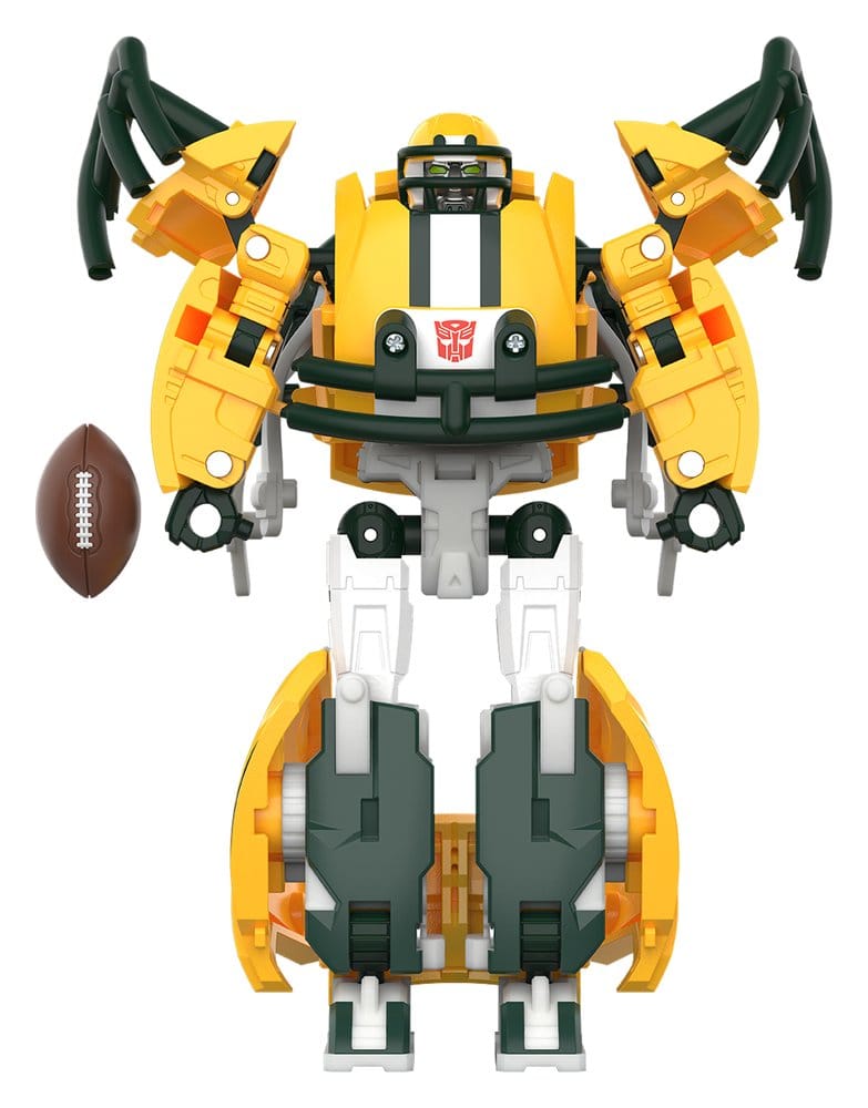 🧪 LAB | SU ORDINAZIONE Transformers x NFL Action Figure Green Bay Packers: Tundra Prime 14 cm
