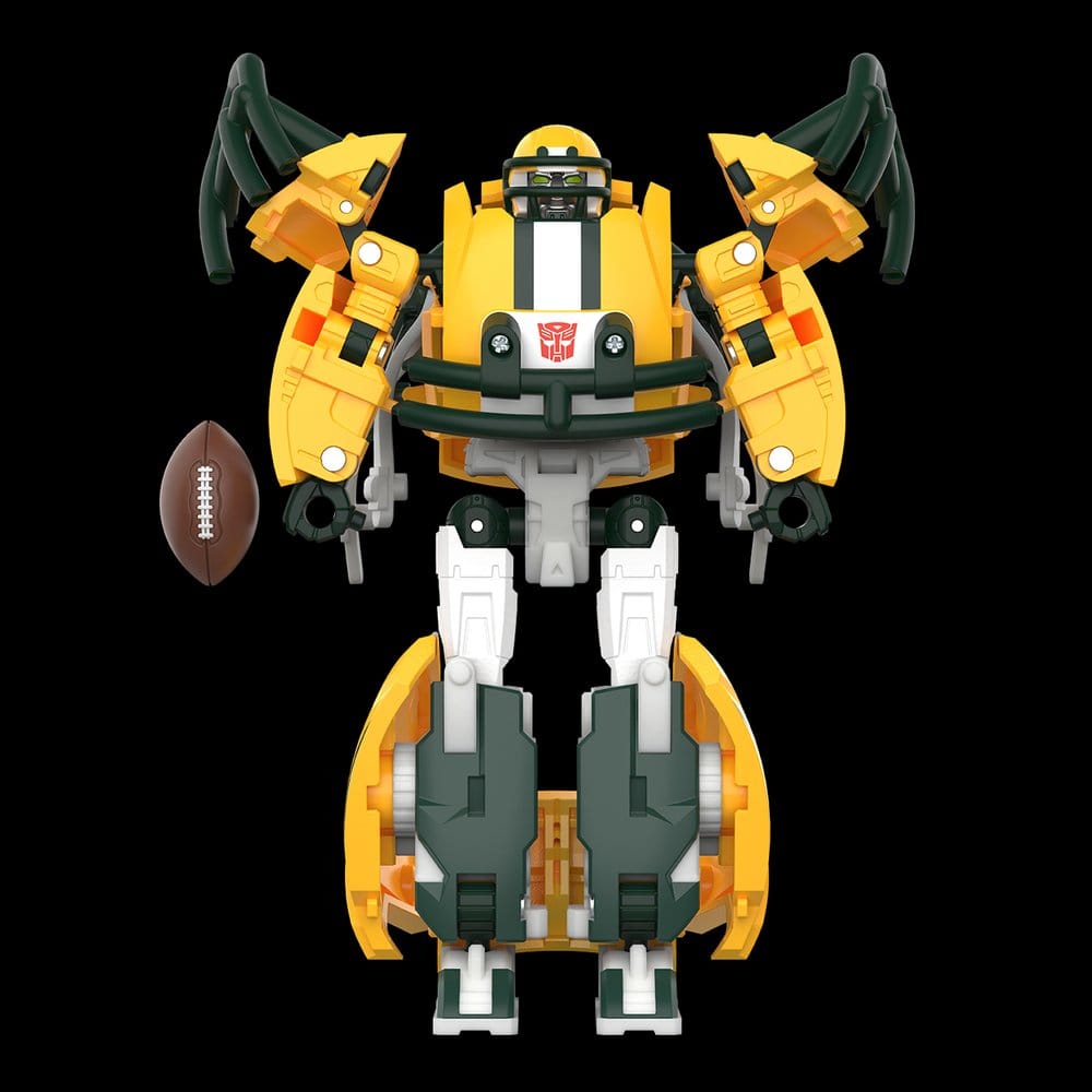 🧪 LAB | SU ORDINAZIONE Transformers x NFL Action Figure Green Bay Packers: Tundra Prime 14 cm