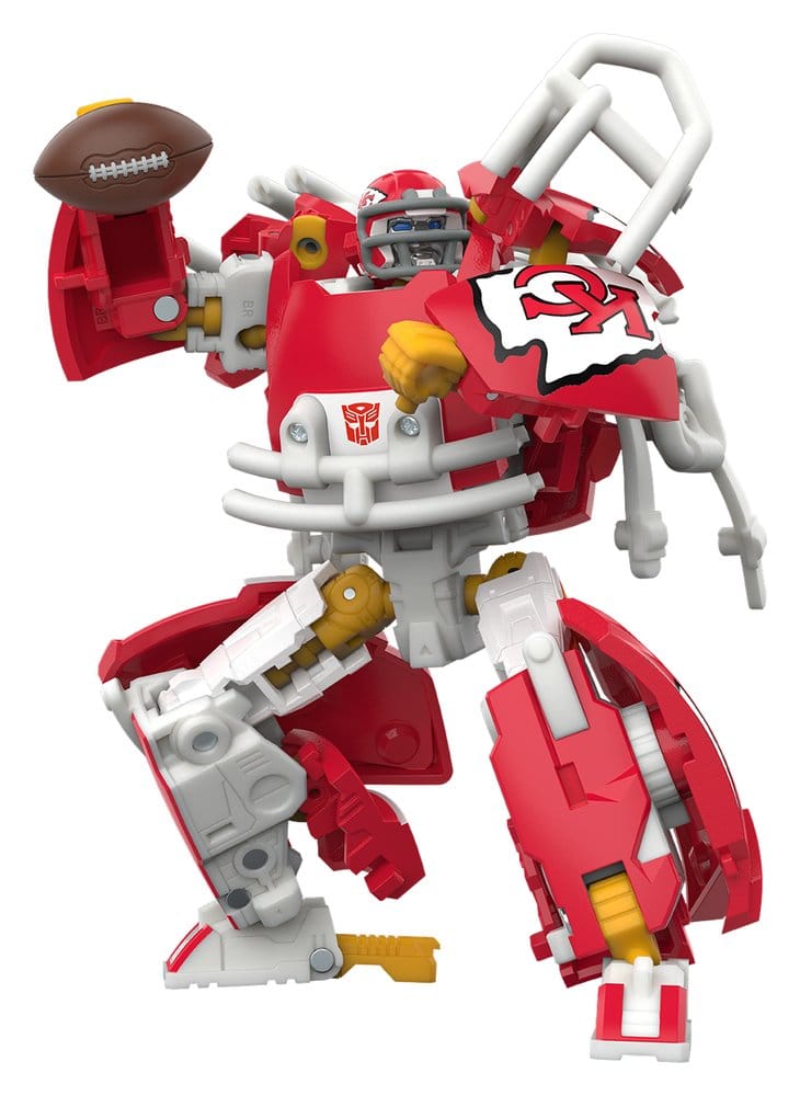 🧪 LAB | SU ORDINAZIONE Transformers x NFL Action Figure Kansas City Chiefs: KC-59 14 cm