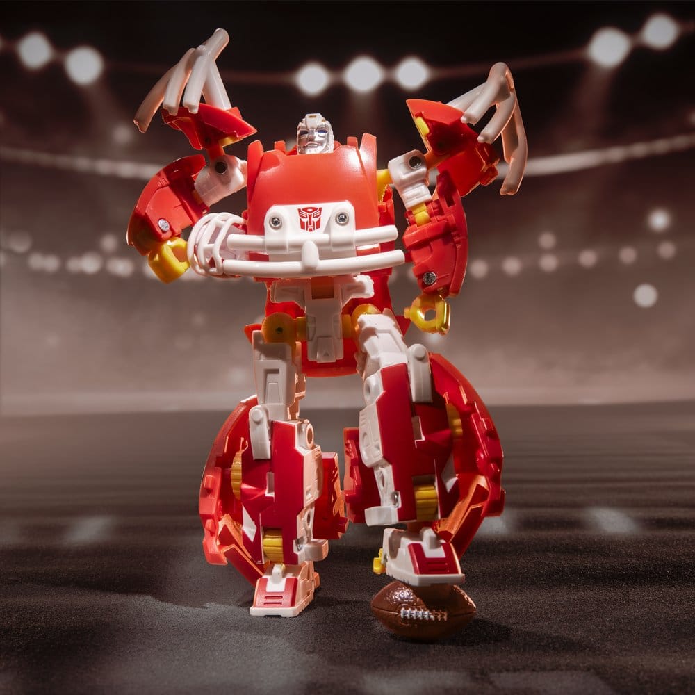 🧪 LAB | SU ORDINAZIONE Transformers x NFL Action Figure Kansas City Chiefs: KC-59 14 cm