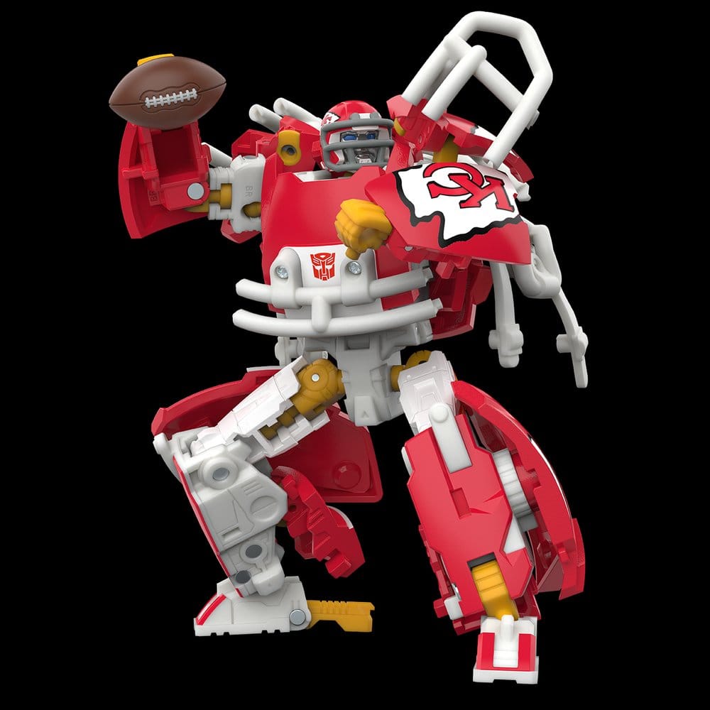 🧪 LAB | SU ORDINAZIONE Transformers x NFL Action Figure Kansas City Chiefs: KC-59 14 cm