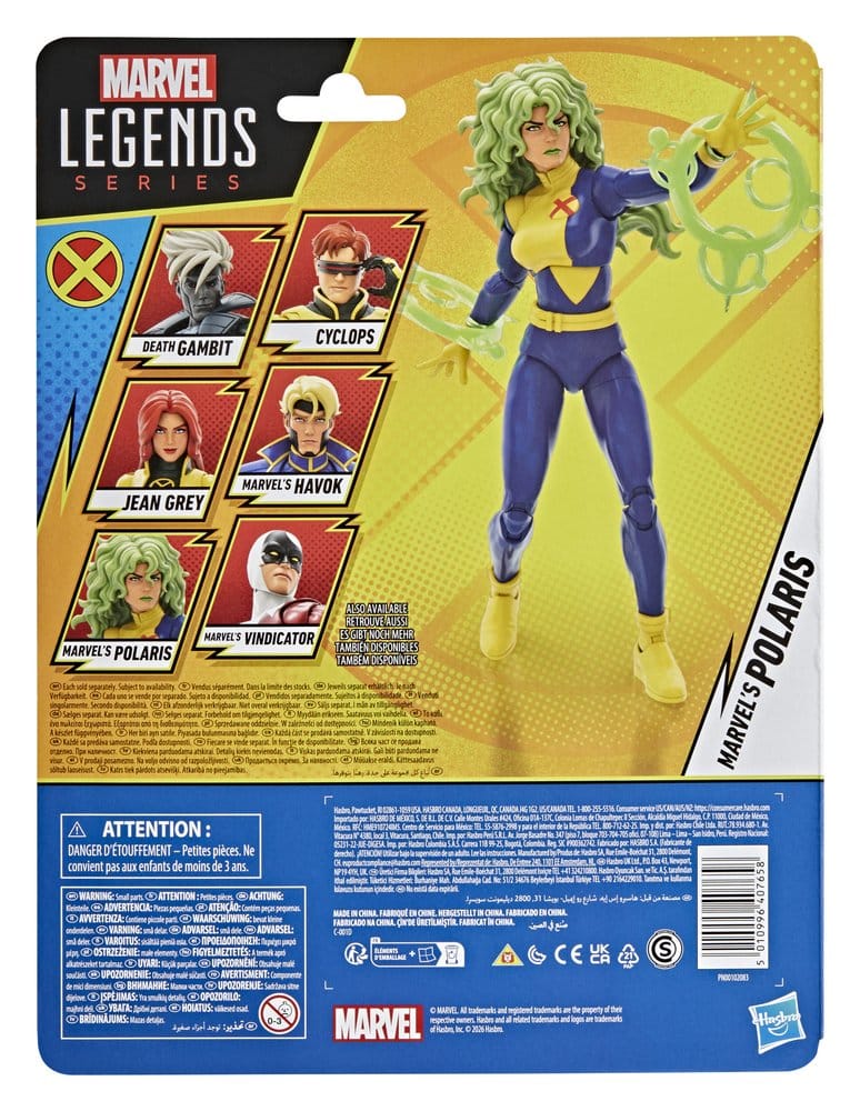 🧪 LAB | PREORDINE+ 01/2027 X-Men '97 Marvel Legends Action Figure Marvel's Polaris 15 cm