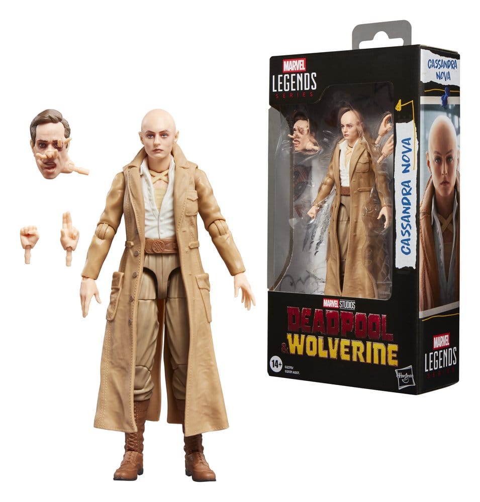 🧪 LAB | SU ORDINAZIONE Deadpool & Wolverine Marvel Legends Action Figure Cassandra Nova 15 cm