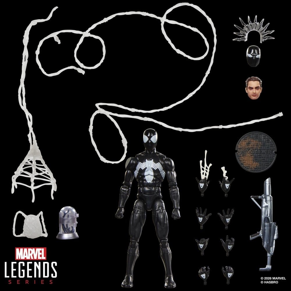🧪 LAB | PREORDINE+ 01/2027 Marvel Legends Maximum Series Action Figure Symbiote Spider-Man 15 cm