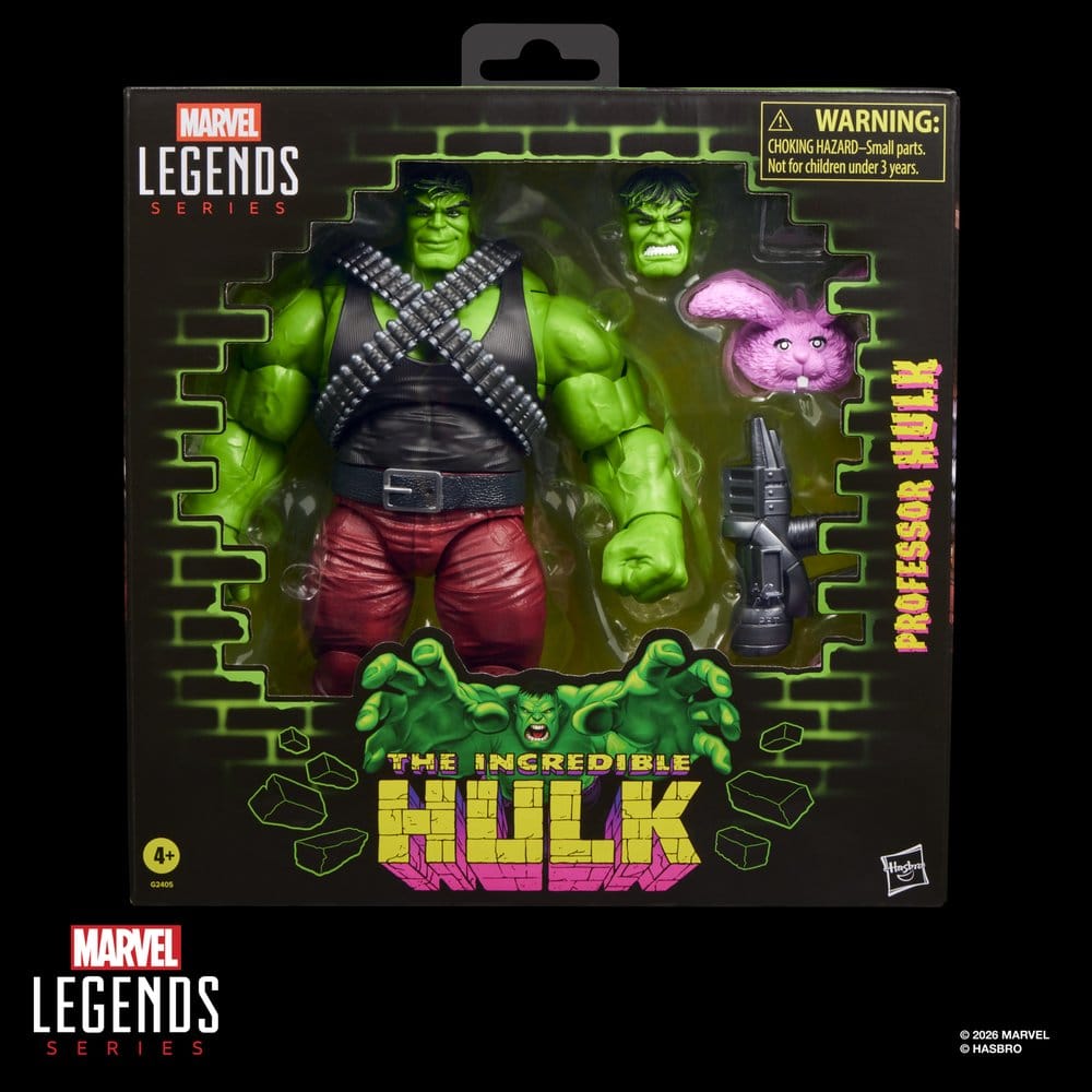 🧪 LAB | SU ORDINAZIONE The Incredible Hulk Marvel Legends Action Figure Professor Hulk 15 cm