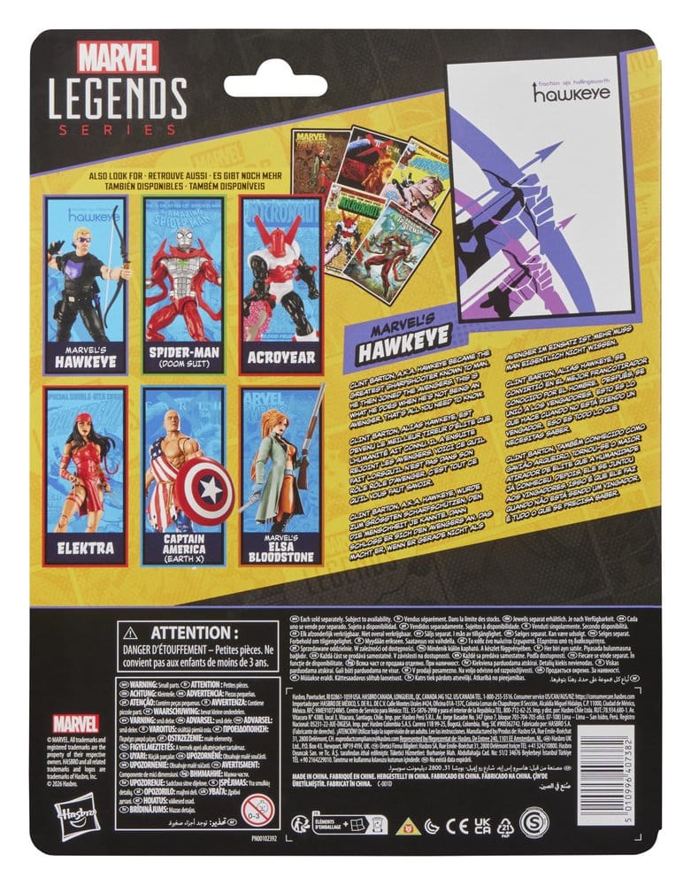 🧪 LAB | PREORDINE+ 02/2027 Hawkeye Marvel Legends Action Figure Marvel's Hawkeye 15 cm