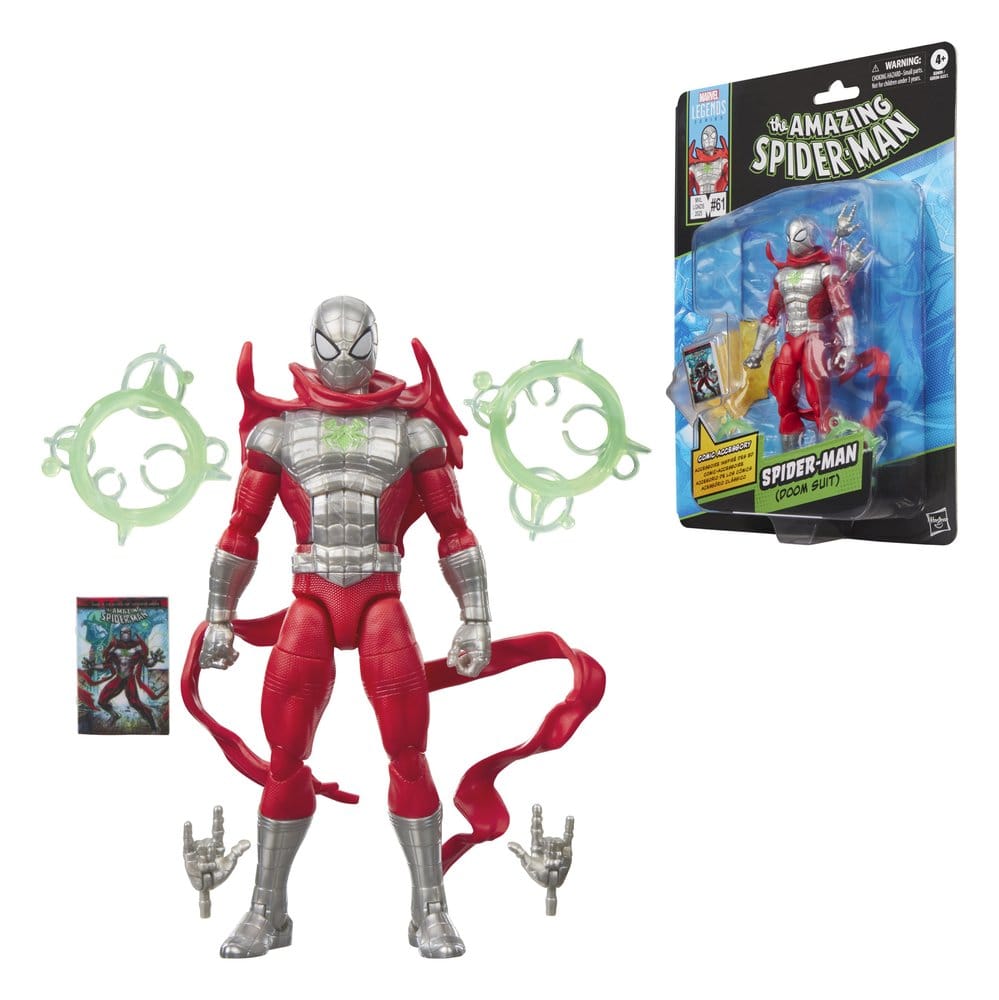 🧪 LAB | PREORDINE+ 02/2027 The Amazing Spider-Man Marvel Legends Action Figure Spider-Man (Doom Suit) 15 cm