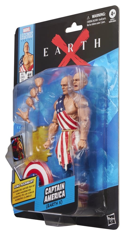 🧪 LAB | PREORDINE+ 02/2027 Earth X Marvel Legends Action Figure Captain America 15 cm